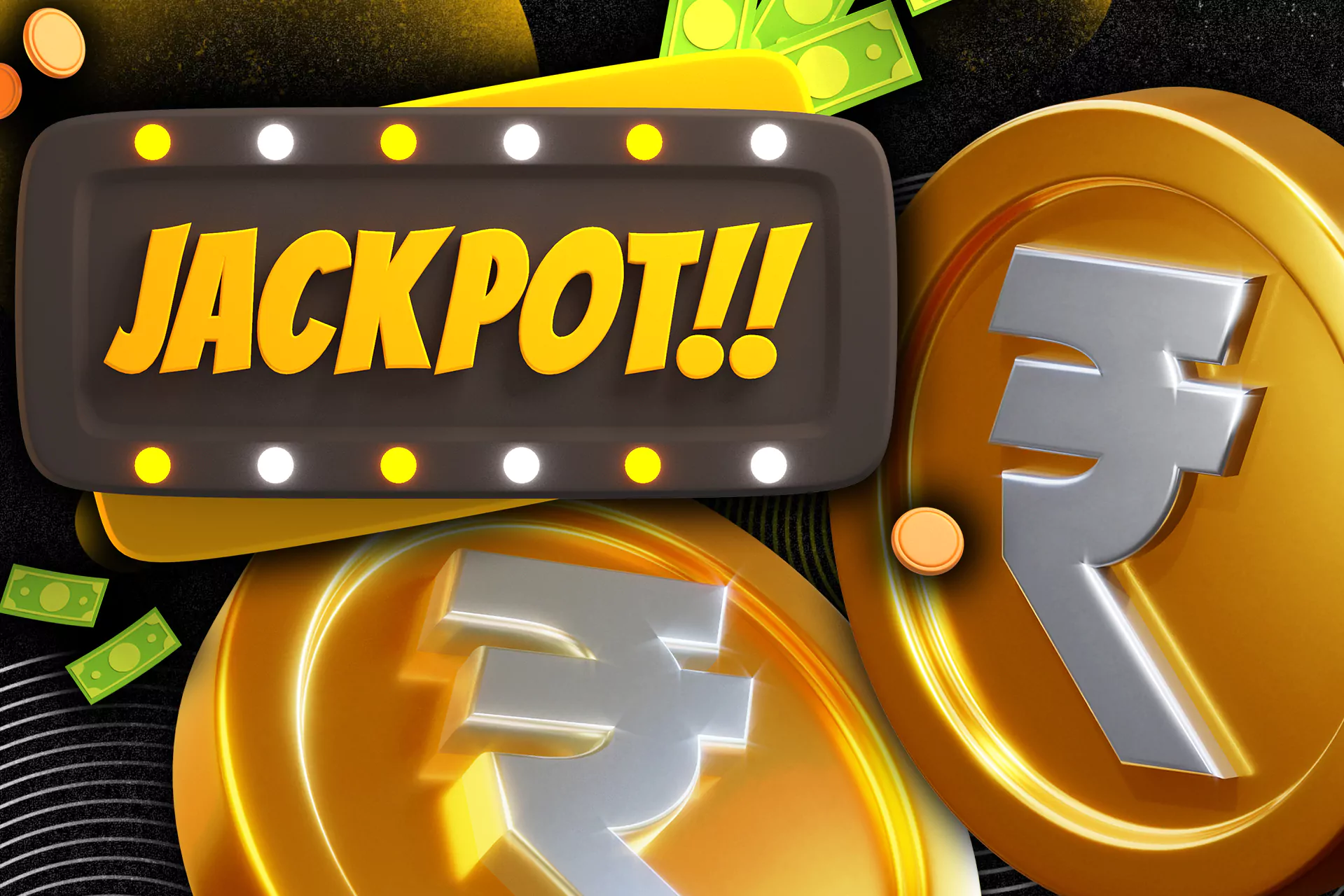 Try to win a big jackpot in special jackpot games.