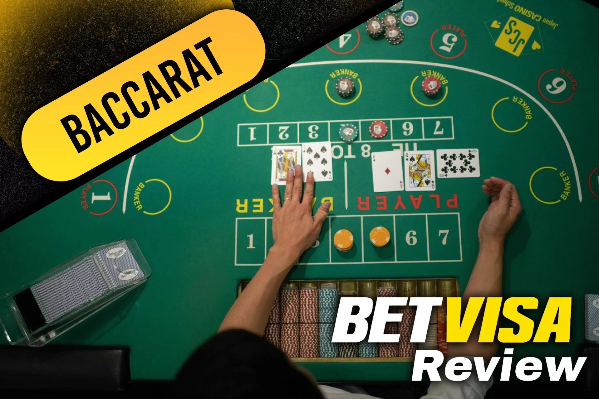 There are baccarat games at BetVisa.