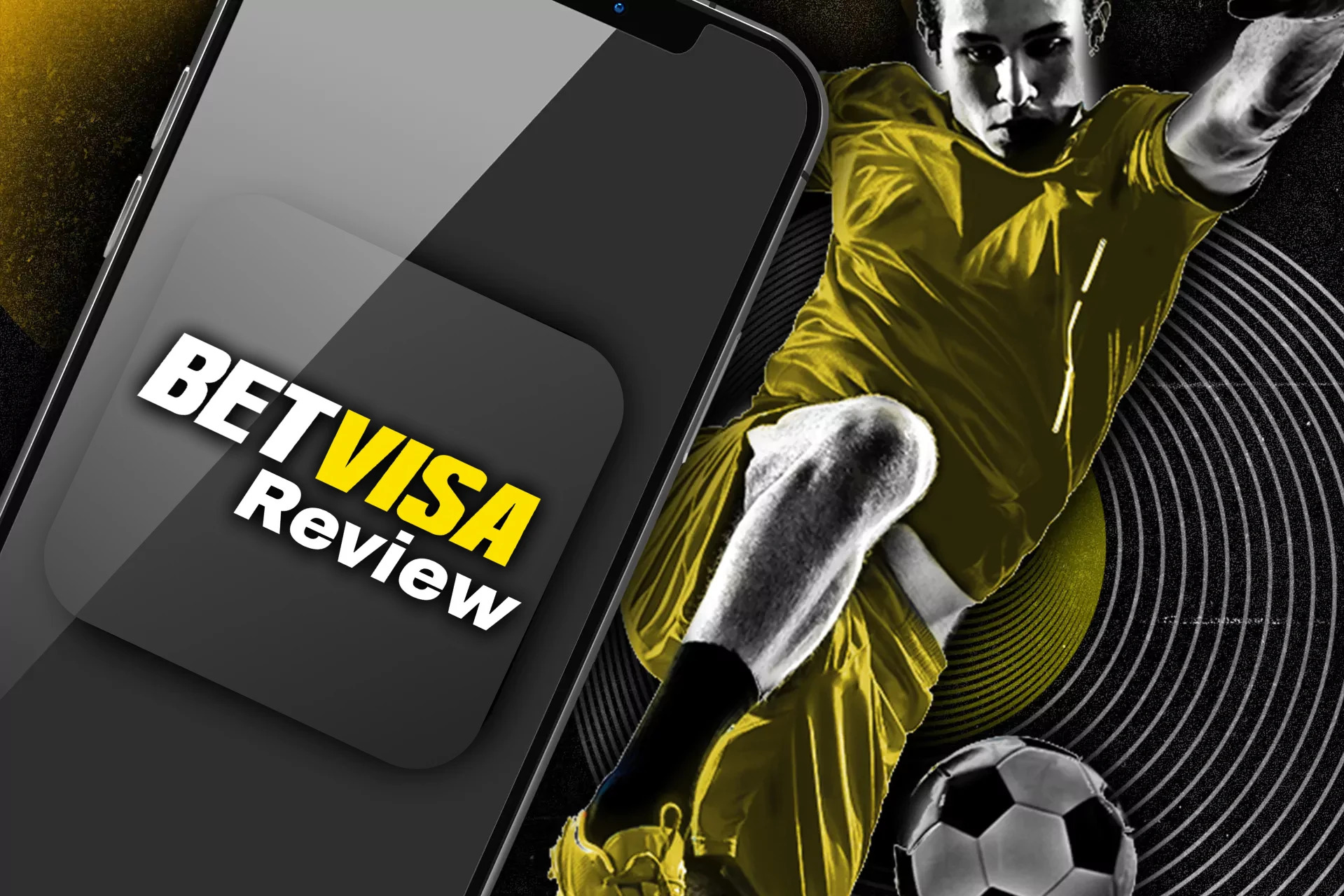 Bet on your favorite football players in the BetVisa application.