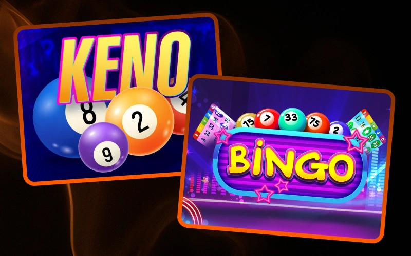 BetVisa features the Lottery section where you can find any game.