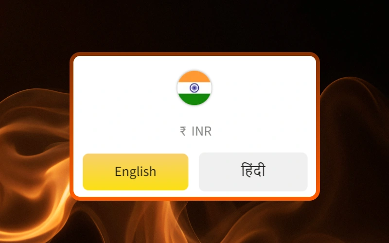 BetVisa supports Hindi and English for your convenience.